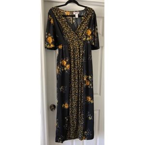Band of Gypsies Floral Maxi Dress